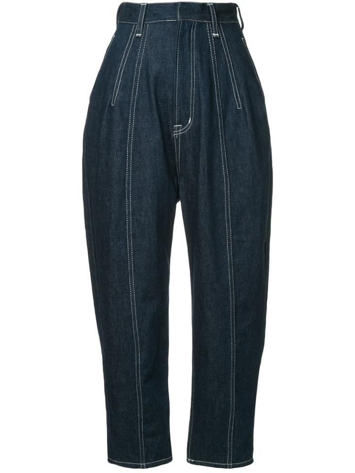 G.v.g.v. Contrast Stitch Trousers - Blue