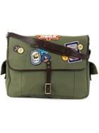 Dsquared2 Patched Military Satchel - Green