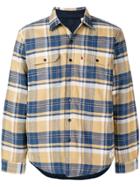 Levi's Check Printed Bomber Jacket - Blue