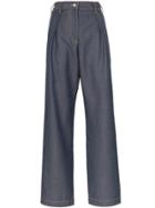 Wright Le Chapelain High-waisted Tapered Straight-leg Woollen Jeans -