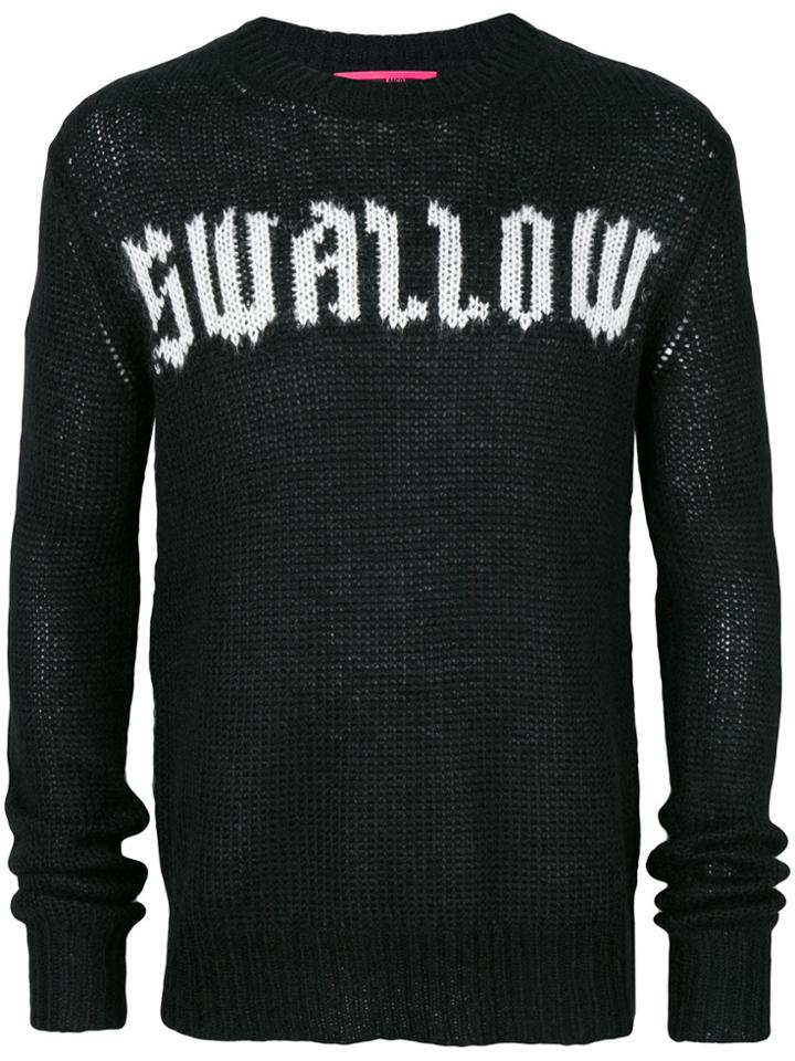 Mcq Alexander Mcqueen Swallow Sweater - Black