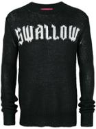 Mcq Alexander Mcqueen Swallow Sweater - Black