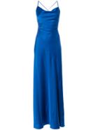 Dvf Diane Von Furstenberg Fitted Slip Dress - Blue