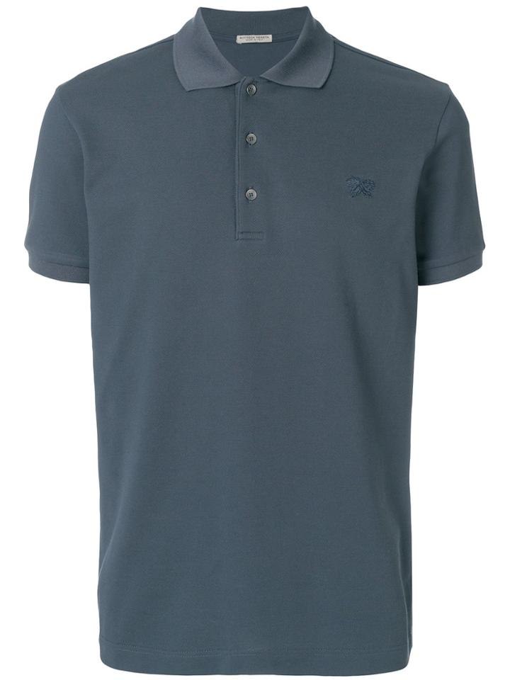 Bottega Veneta Logo Polo Shirt - Grey
