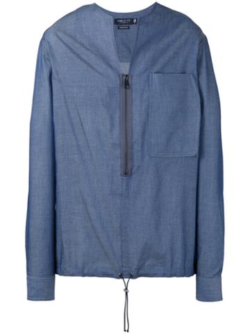 Var/city Zip Placket Jacket, Men's, Size: Small, Blue, Cotton