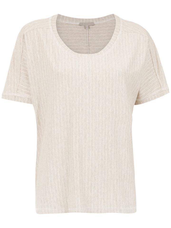 Alcaçuz Franca Striped Top - Nude & Neutrals
