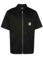 Stussy Full Zip Work Shirt - Black