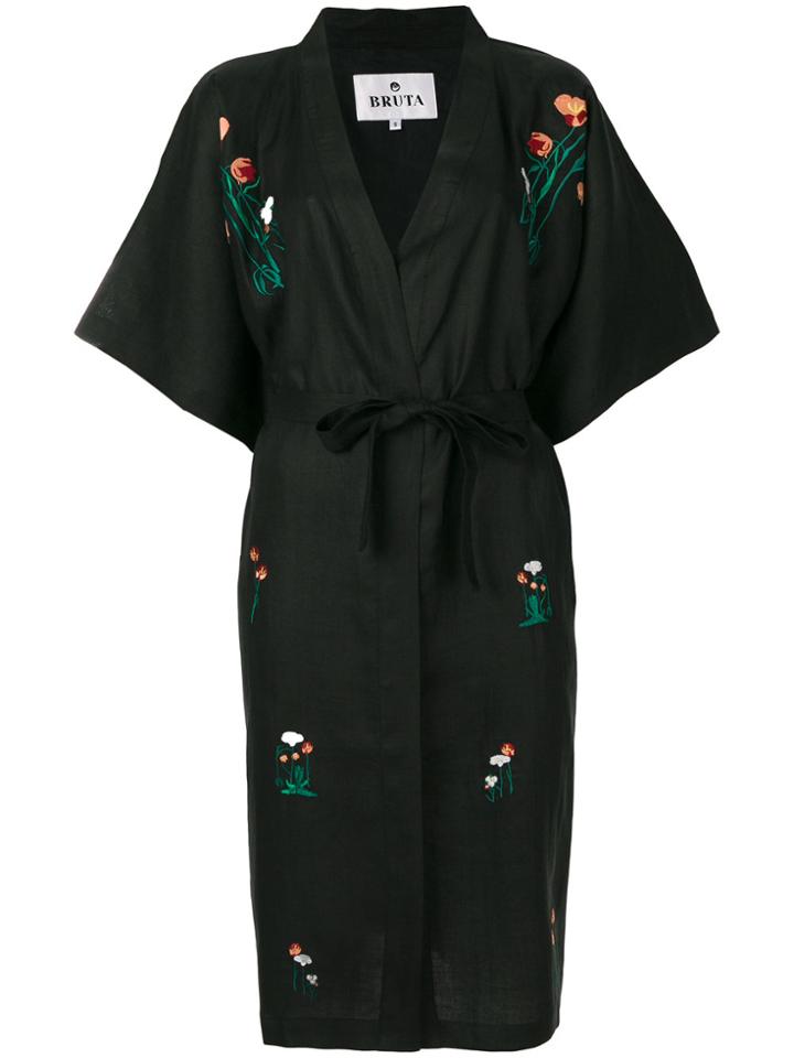 Bruta Bouquet Kimono - Black