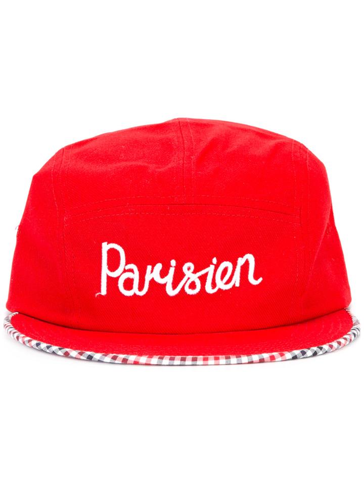 Maison Kitsuné 'parisien' Embroidered Cap