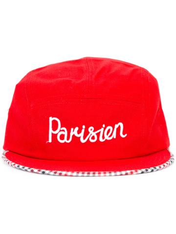 Maison Kitsuné 'parisien' Embroidered Cap
