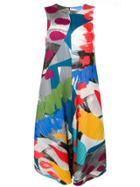 Pleats Please By Issey Miyake Multicoloured Pleated Dress - Grey