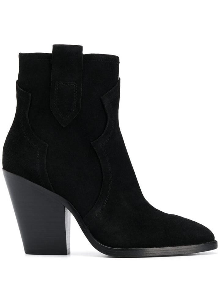 Ash Ash Esquire01 Black Leather/fur/exotic Skins->leather