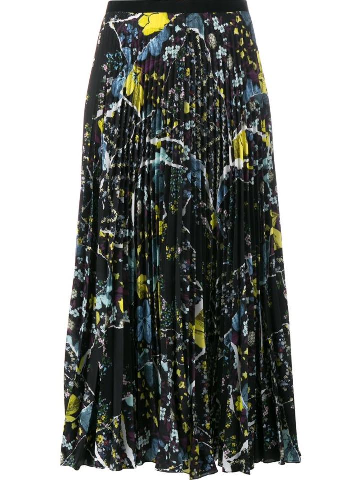 Erdem Floral Print Pleated Skirt