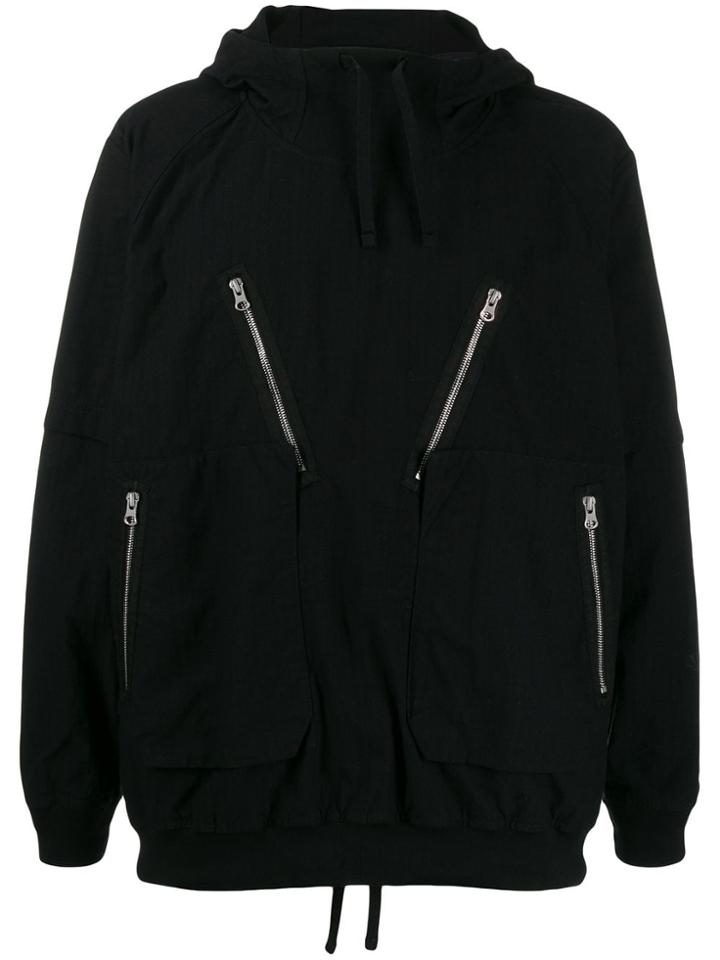 Stone Island Shadow Project Hooded Sports Jumper - Black