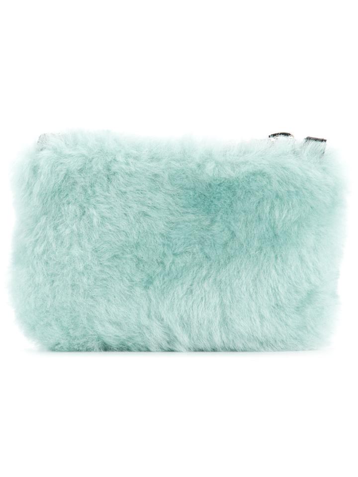 Cityshop Fur Clutch - Blue