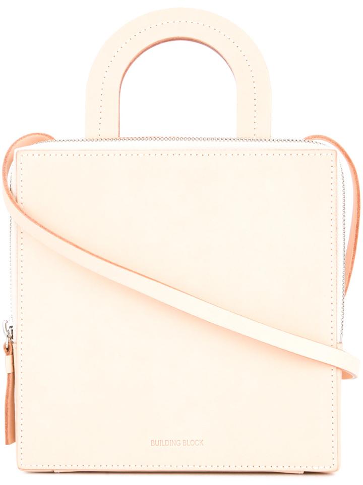 Building Block Box Shoulder Bag - Nude & Neutrals