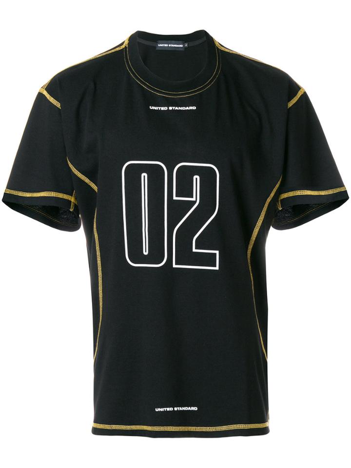 United Standard Logo Patch T-shirt - Black