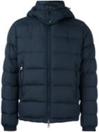 Moncler 'brique' Padded Jacket, Men's, Size: 3, Blue, Polyamide/feather Down/nylon