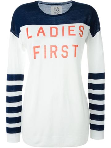 Zoe Karssen Ladies First Striped Sweater