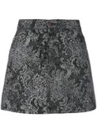 Marc Jacobs Lace Print Skirt - Black