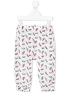 Stella Mccartney Kids - Macy Watermelon Print Leggings - Kids - Cotton - 12 Mth, White