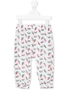 Stella Mccartney Kids - Macy Watermelon Print Leggings - Kids - Cotton - 12 Mth, White