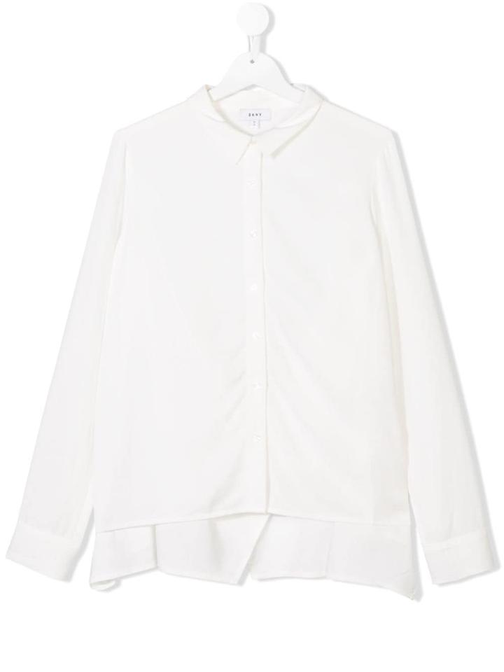 Dkny Kids Teen Layered Shirt - White