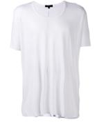 Unconditional - Loose Scoop Neck T-shirt - Men - Rayon - Xl, White, Rayon