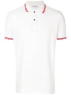 Tomas Maier Stripe Piquet Polo - White