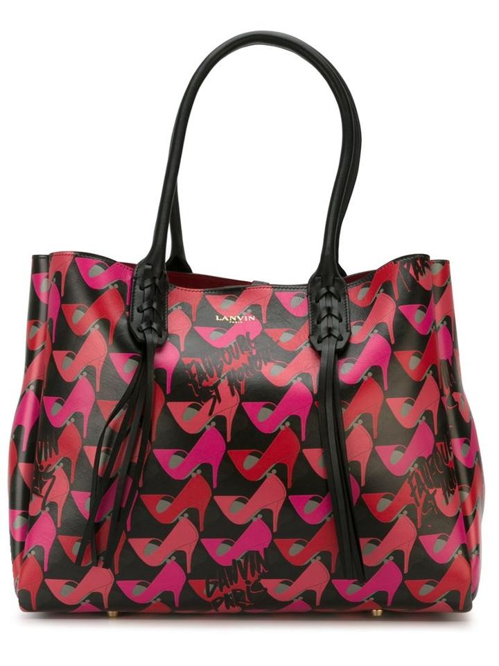 Lanvin Pump Print Shopper Tote