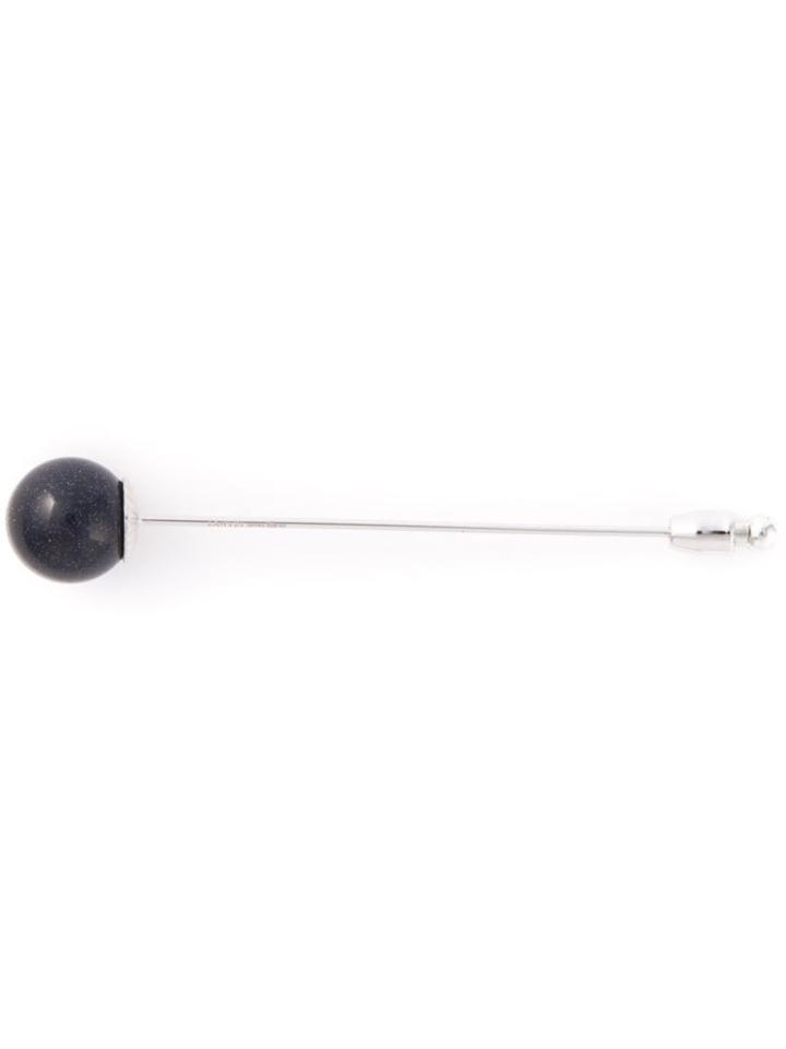 Lanvin Pearl Pin, Men's, Black