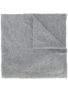 Kenzo 'i Love You' Scarf, Men's, Grey, Wool