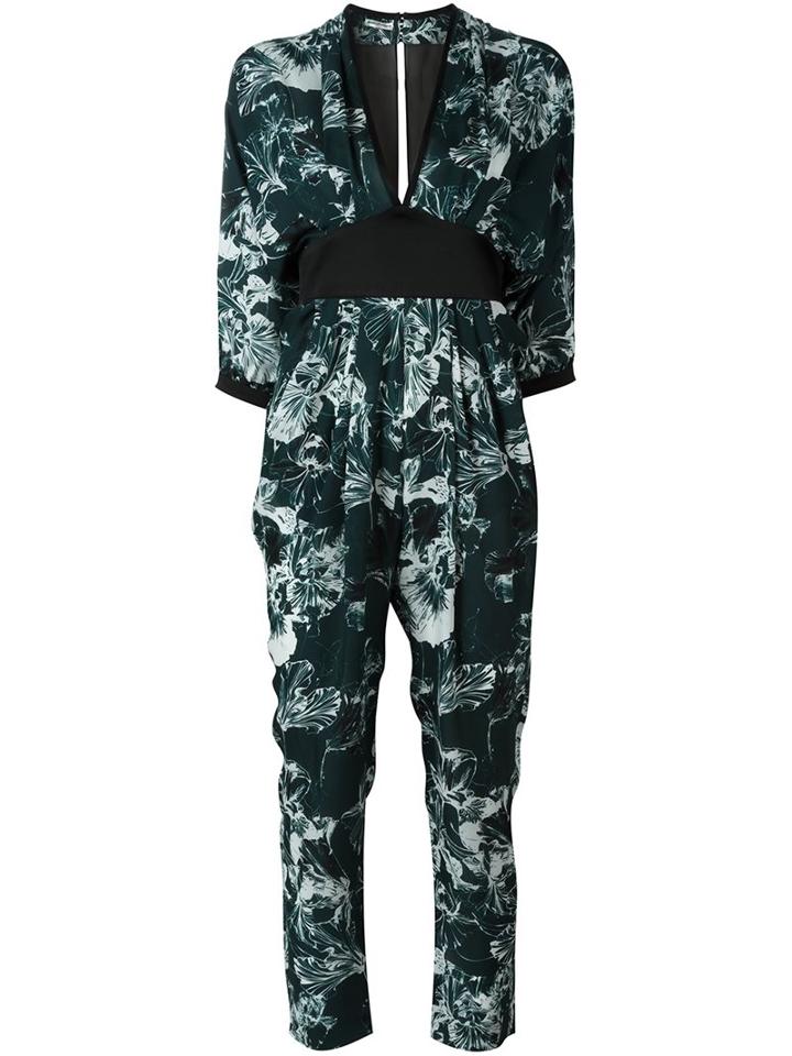 Emanuel Ungaro Floral Print Jumpsuit