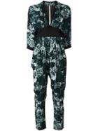 Emanuel Ungaro Floral Print Jumpsuit