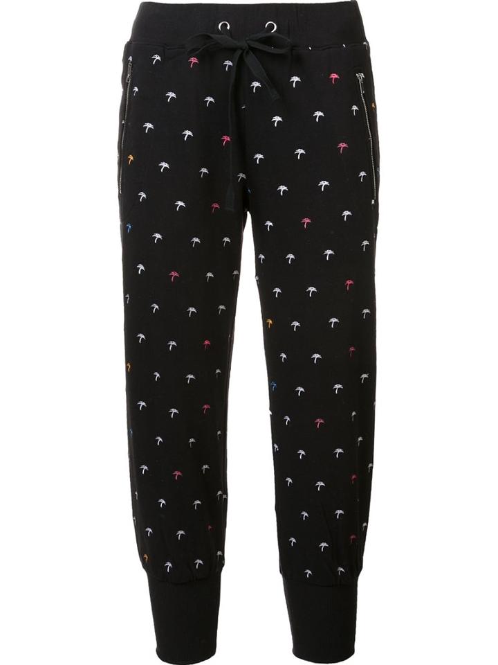 Thomas Wylde 'burning Rubber' Track Pants, Women's, Size: Large, Black, Cotton/polyester