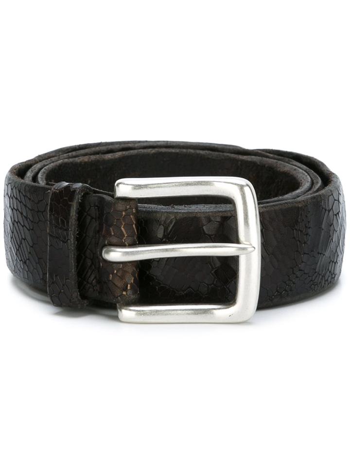 Orciani Cracked Snakeskin-effect Belt
