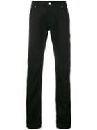 Karl Lagerfeld Low Rise Slim Fit Trousers - Black