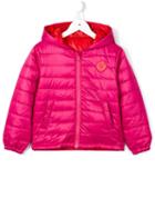 Kenzo Kids Reversible Puffer Jacket, Girl's, Size: 10 Yrs, Pink/purple