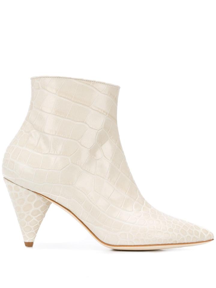 Polly Plume Patsy Ankle Boots - Neutrals