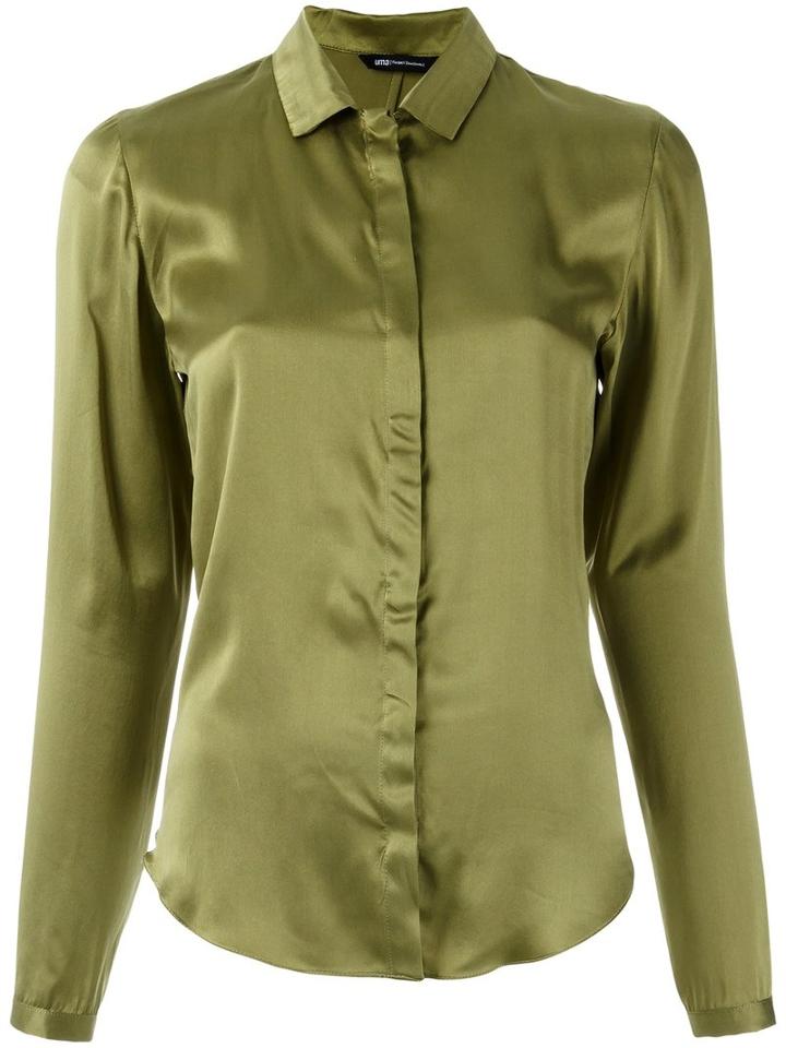 Uma Raquel Davidowicz - Silk Shirt - Women - Silk - 42, Green, Silk
