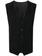 Homme Plissé Issey Miyake Tailored Waistcoat - Black