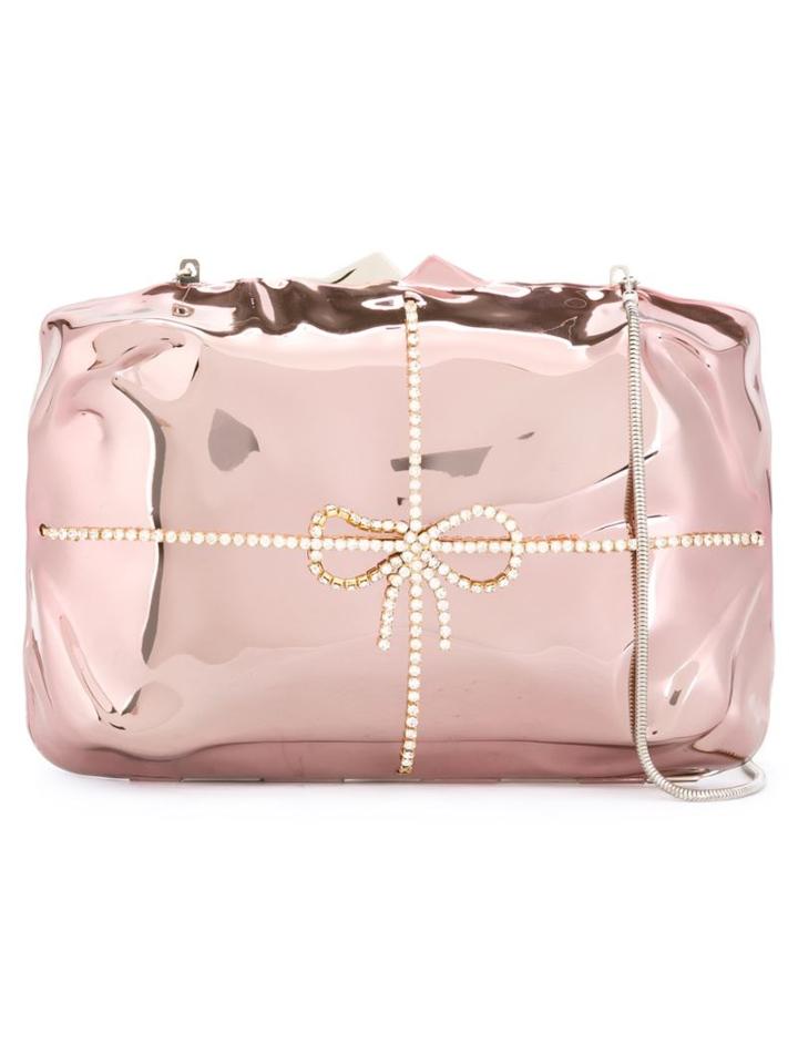 Benedetta Bruzziches Embellished Wrap Style Clutch