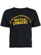 Local Authority Cropped T-shirt - Black