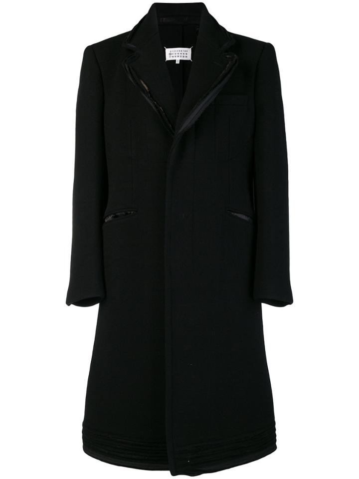 Maison Margiela Deconstructed Single Breasted Coat - Black