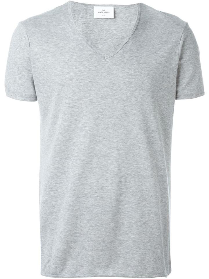The White Briefs Earth T-shirt, Men's, Size: M, Grey, Organic Cotton