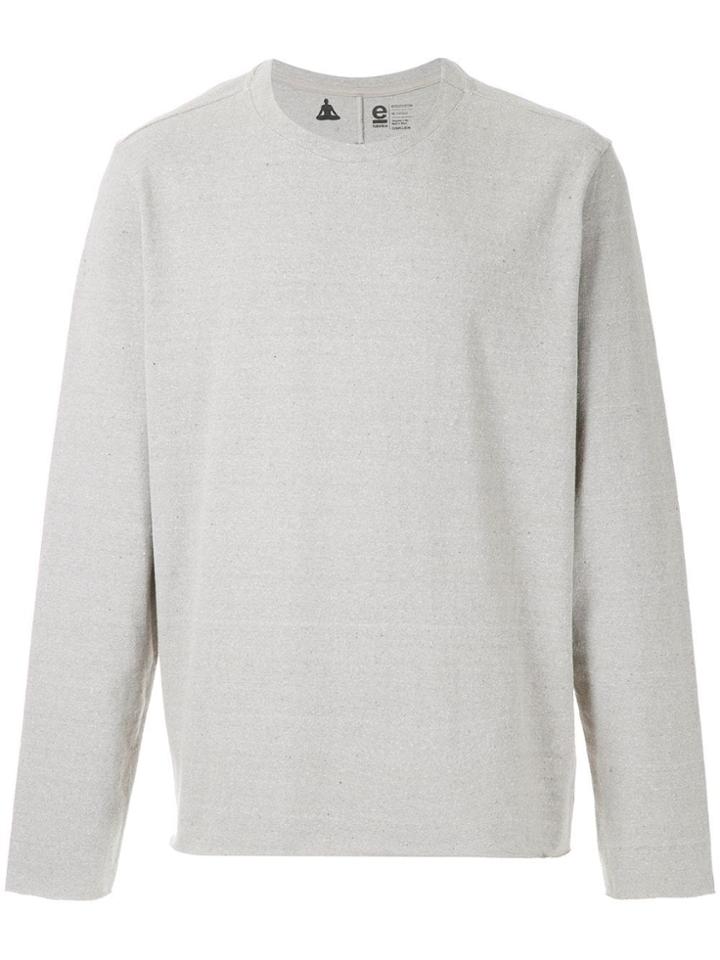 Osklen Long Sleeved Ribbed Top - Grey