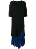 Y's Pleated Maxi Skirt - Black