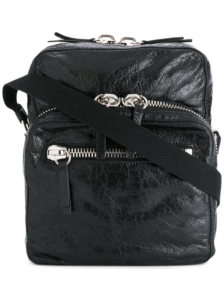 Valentino Valentino Garavani Multi Zip Messenger Bag - Black