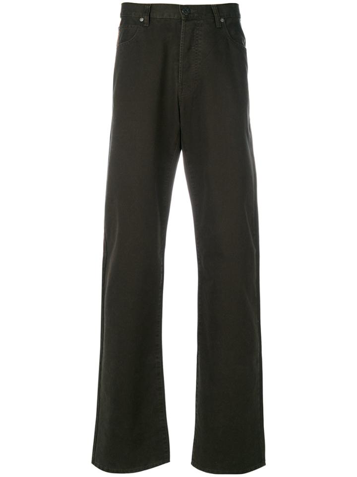 Armani Jeans Loose-fit Bootcut Jeans - Green