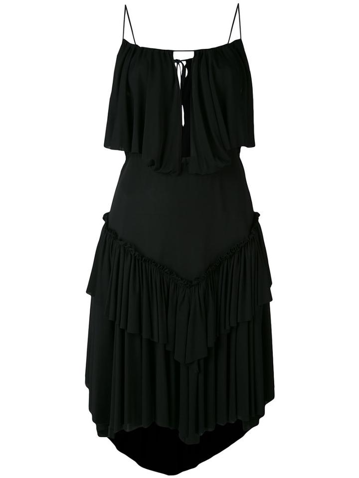 Philosophy Di Lorenzo Serafini - Layered Dress - Women - Viscose - 42, Black, Viscose